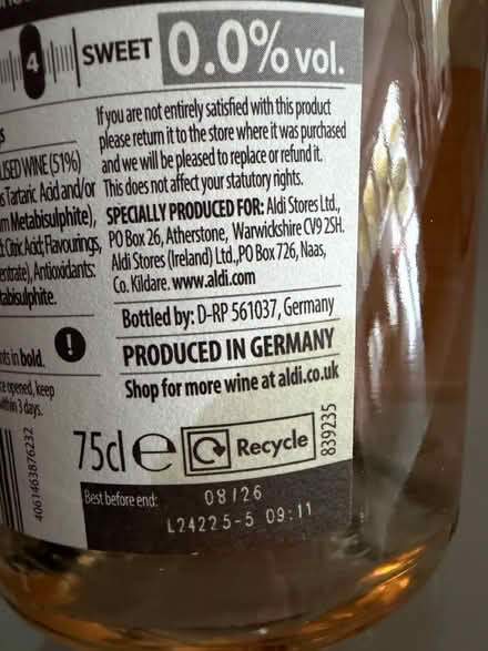 Photo of free Alcohol free wine past BBD (Herne Bay CT6) #2