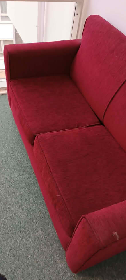 Photo of free Red sofa bed (Preston Park area BN1) #2
