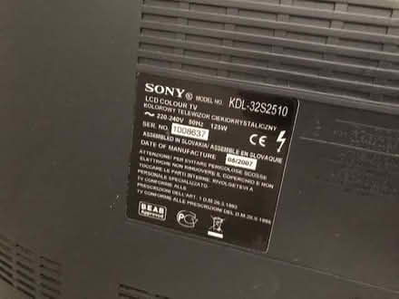 Photo of free Sony Bravia TV (For parts) (Bradgate Heights LE3) #4