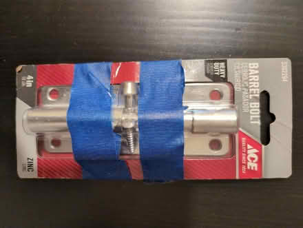 Photo of free Barrel bolt for fence (Aspen Hill) #1