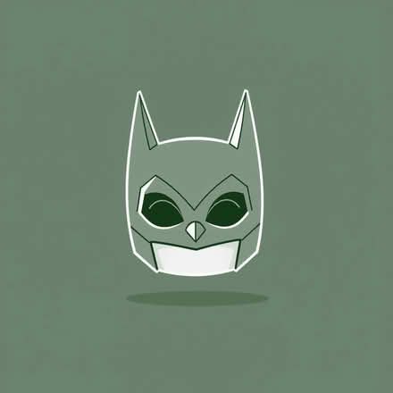 Photo of Adult Batman/Batgirl mask (Allerton L18) #1