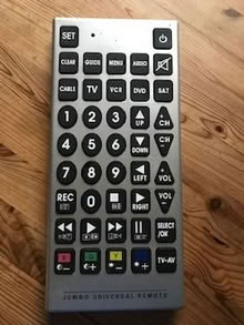 Photo of free Jumbo Universal Remote (old harlow CM20) #1