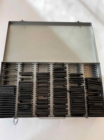 Photo of free Slide box with glass slides (Moutain View near San Antonio) #2