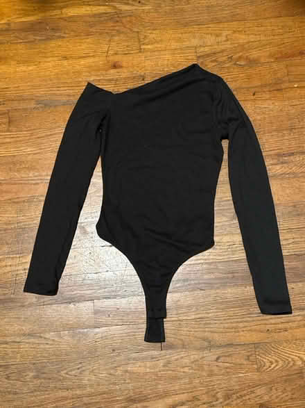 Photo of free XS Black One Shoulder Bodysuit (Clason Point Bronx NY) #1