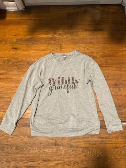 Photo of free Size Small Grey Sweatshirt (Clason Point Bronx NY) #1