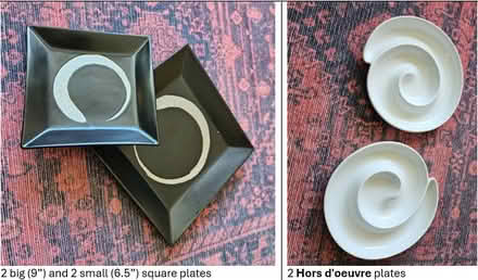 Photo of free Various Hors d'oeuvre plates (S. Mary Ave, Sunnyvale) #2