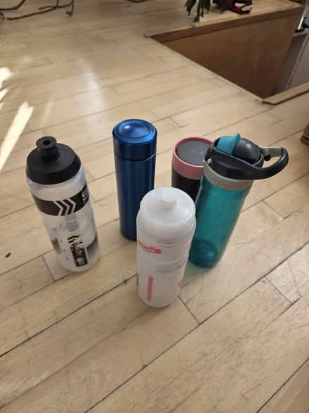 Photo of free 5 assorted water bottles. (Notting Hill Gate W2) #1