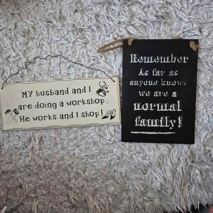 Photo of free Hanging Signs (Leigh Park PO9) #1