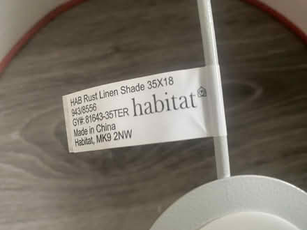 Photo of free Habitat Lamp shade (NW10, near McDonald Neasden) #3