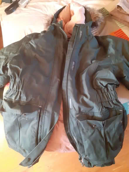 Photo of free Girls winter coat, khaki colour age 13 (South Heighton BN9) #2