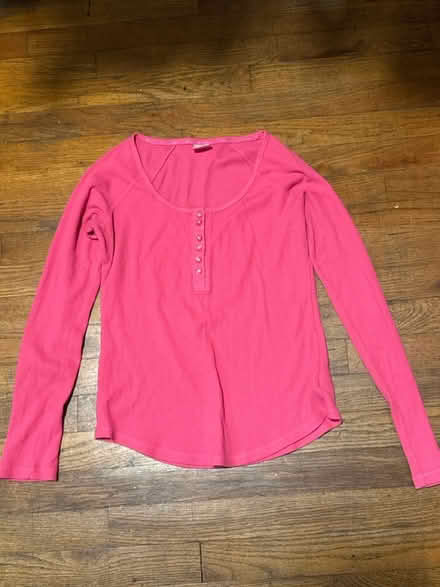 Photo of free Size Small pink PJ shirt (Clason Point Bronx NY) #1