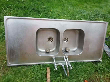 Photo of free IKEA stainless steel sink and taps (Cainscross GL5) #1