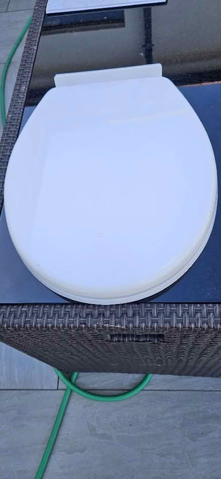 Photo of free Clothes Airer & Toilet Seat (Weeds Wood ME5) #2