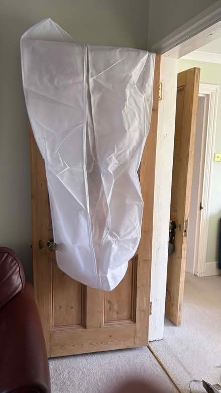Photo of free 2x white wedding dress bags (RG27 0NT) #1