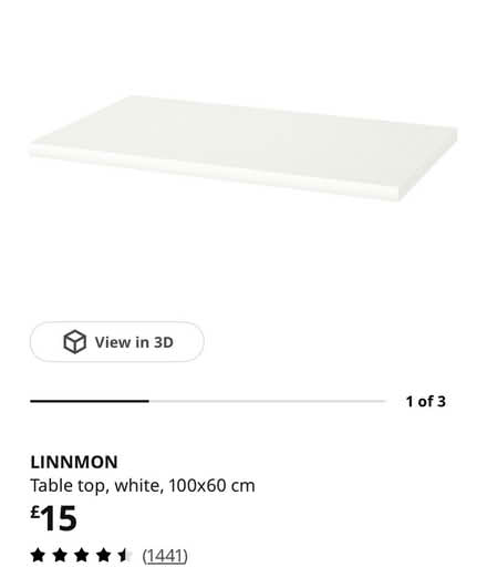 Photo of free IKEA Linnmon desktops and 6 adjustable legs (Upminster RM14) #2