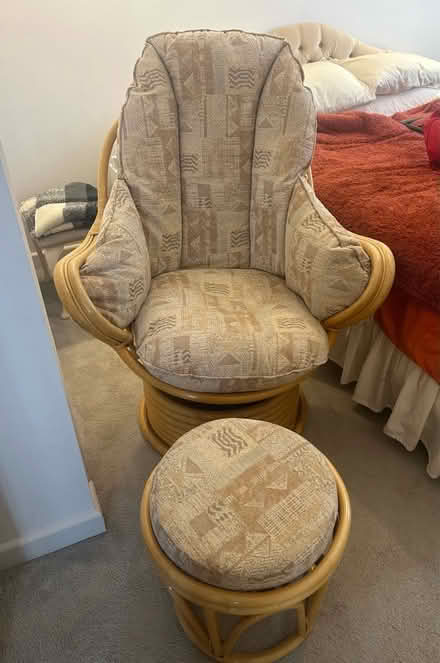 Photo of free Chair and Footstool (Chalfont St Giles HP8) #1