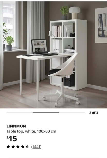 Photo of free IKEA Linnmon desktops and 6 adjustable legs (Upminster RM14) #1