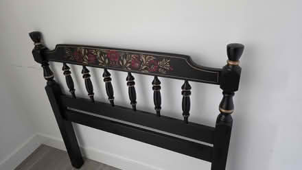 Photo of free Brown twin Headboard (Hopkinton) #1