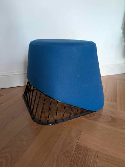 Photo of free Low upholstered stool (Bearwood B67) #1