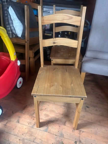 Photo of free 4 x wooden Dining chair (Hatton DE65) #1