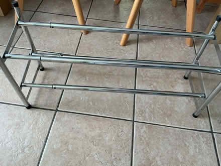 Photo of free Metal extendable shoe rack (Shepshed LE12) #1
