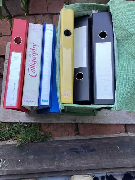 Photo of free A4 ring binder and lever arch files (Steyning BN44) #1
