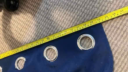 Photo of free Navy Blue eyelet curtains (Gobowen SY11) #1