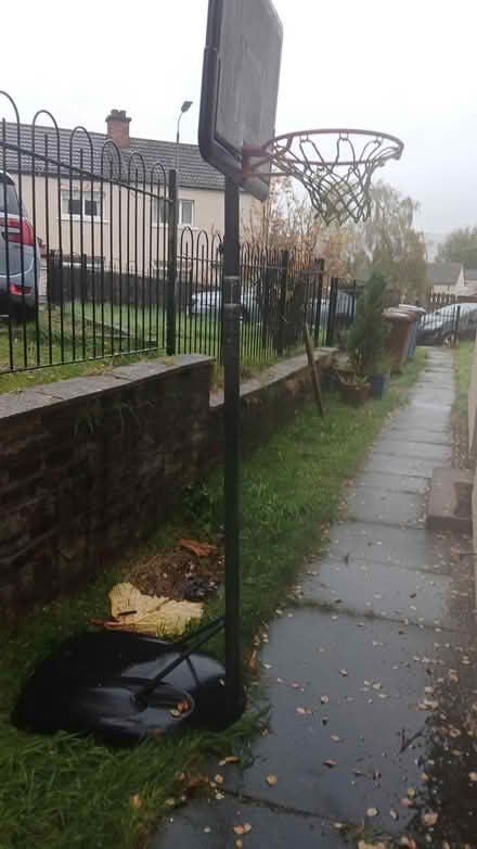 Photo of free Basketball hoop and toy box (Alexandria G83) #1