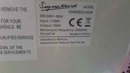 Photo of free Small Microwave (Swyre DT2) #2