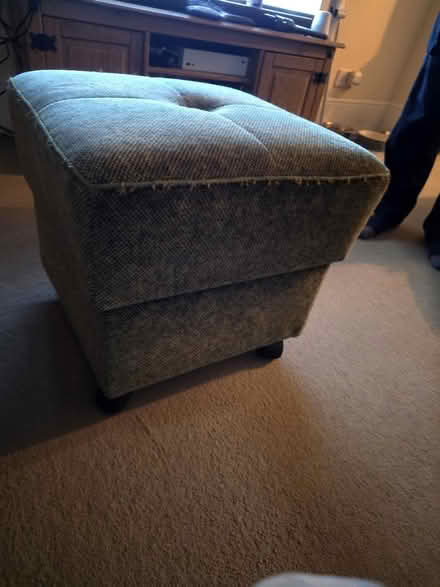 Photo of free pouffe / foot stool (Raunds NN9) #1