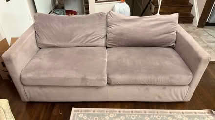 Photo of free Two-cushion loveseat (Aspen hill) #3