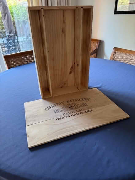 Photo of free Wooden wine case (Foxholes SG13) #1