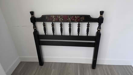 Photo of free Brown twin Headboard (Hopkinton) #3