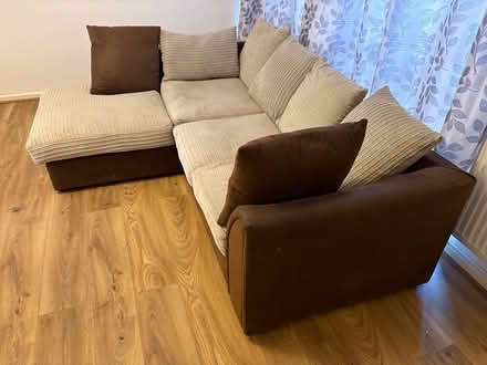 Photo of free 3 Seater Brown Sofa (Letchworth, SG6) #1