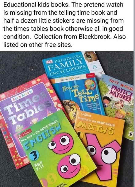 Photo of free kids educational books (Gerard's Bridge WA11) #1