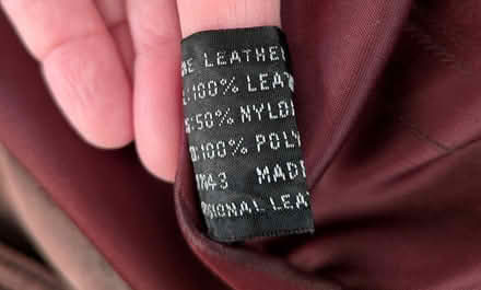 Photo of free Men's Leather Bomber Jacket (Davis Square) #3