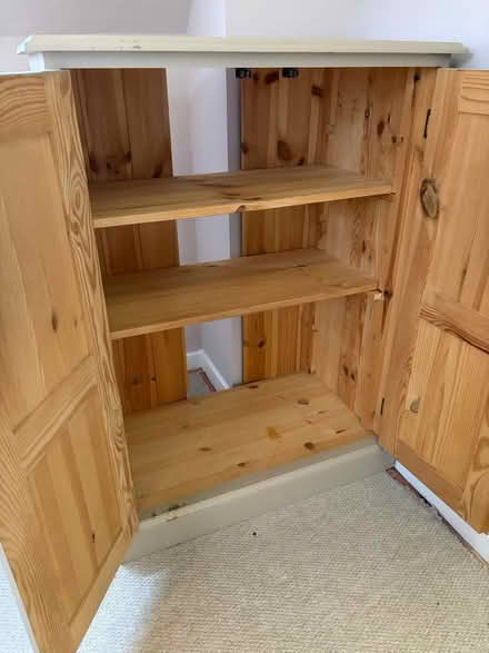Photo of free Wooden painted cupboard (Hitchin Herts SG4) #3
