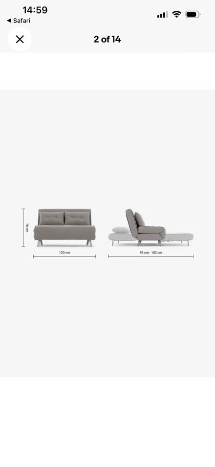 Photo of free Sofa Bed from MADE (Muswell Hill N10) #2