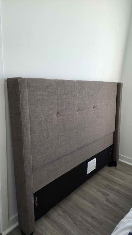 Photo of free Queen Grey Headboard (Hopkinton) #2