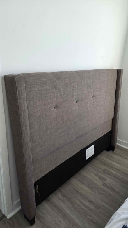 Photo of free Queen Grey Headboard (Hopkinton) #1