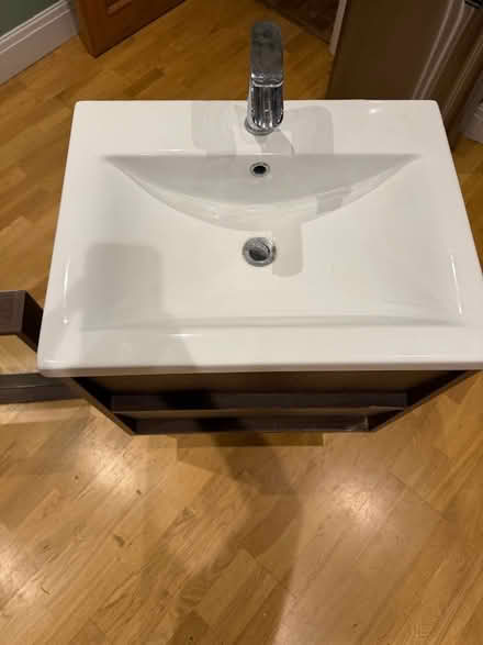 Photo of free Sink vanity unit & matching mirror (Brondesbury NW2) #2