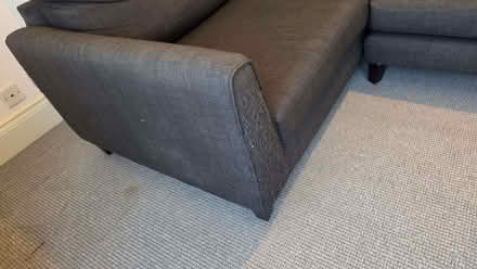 Photo of free Grey sofa 2.1m x 1.6m (Bexhill TN39) #3