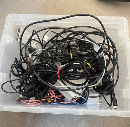 Photo of free Box of misc cables (Haddenham HP17) #1