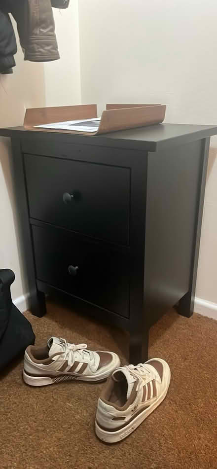 Photo of free IKEA black bedside table (Abingdon OX14 3) #2