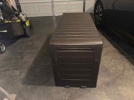 Photo of free Dark brown deck storage box (Canal Winchester/Abbie Trails) #2