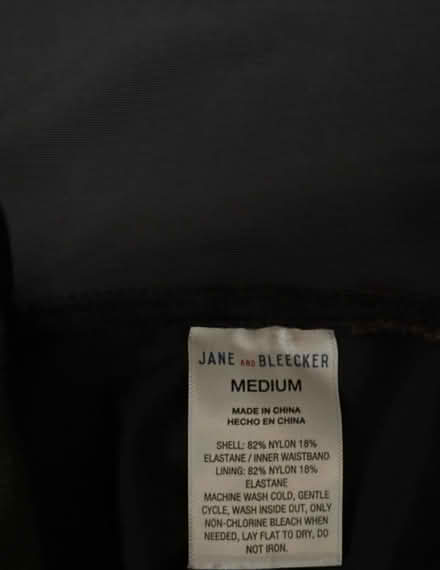 Photo of free Size M Black Faux Leather Leggings (Clason Point Bronx NY) #2