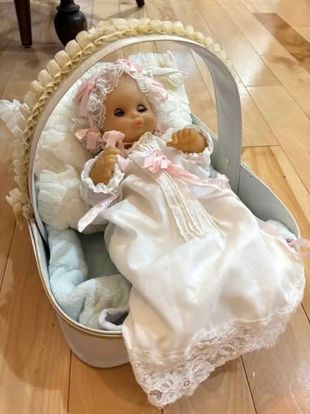 Photo of free Baby doll in carrier (Herndon Virginia (Oak Hill)) #1
