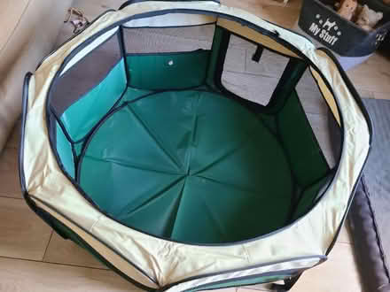 Photo of free Canvas, foldable small dog pen (Eltham SE9) #1