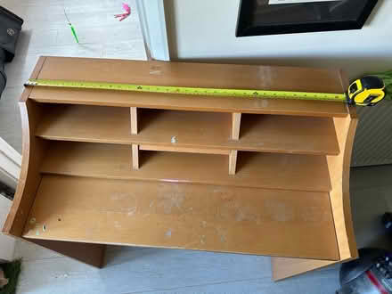 Photo of free Wooden Desk with Shelving (headington OX3) #3
