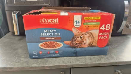 Photo of free 40+ packets of Cat food (High Green S35) #1